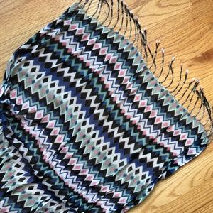 Geometric Print scarf